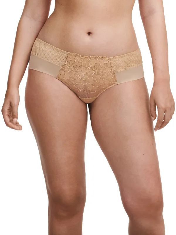 Chantelle Fleurs Revealing Shorty Toffee Sequins