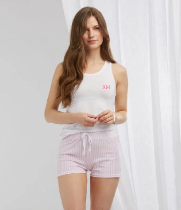 Cotton Candy Pink Stripe Short Pyjama Set