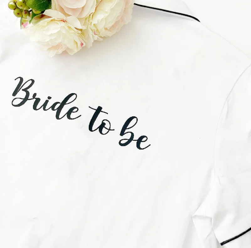 Bride to Be Short Cotton Pyjama Set