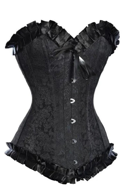 Brocade Steel Boned Longline Corset