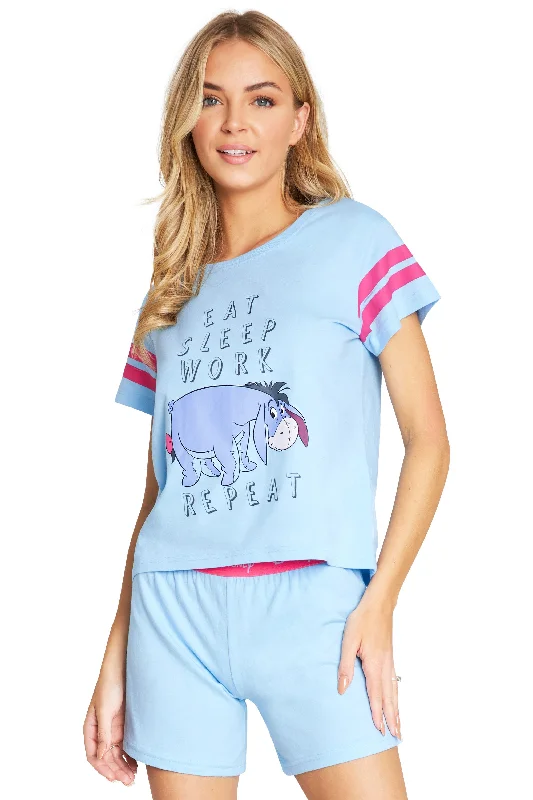 Disney Eeyore Womens Pyjamas Short PJs for Women