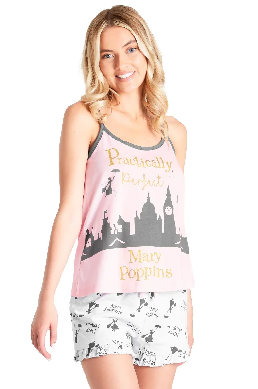 Disney Ladies Pyjamas - Shorts Pyjamas for Women - Mary Poppins