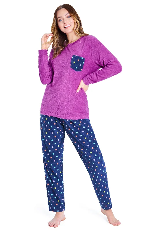 Ladies Pyjamas Set, Womens Loungewear Pyjamas, Comfy Warm Soft Loungewear PJs