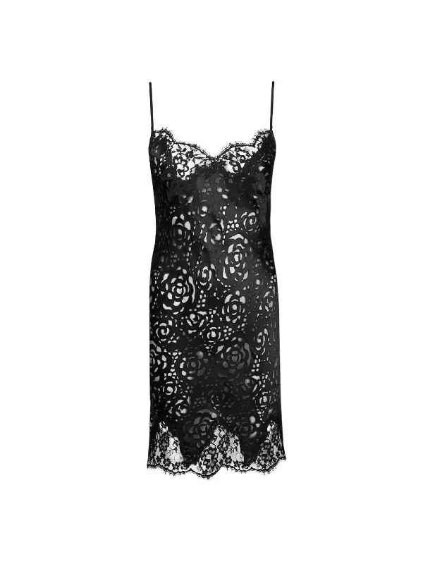 Lise Charmel-Dressing Floral Nightie-Black