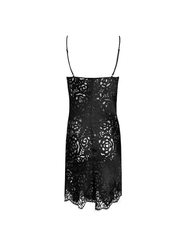 Lise Charmel-Dressing Floral Nightie-Black