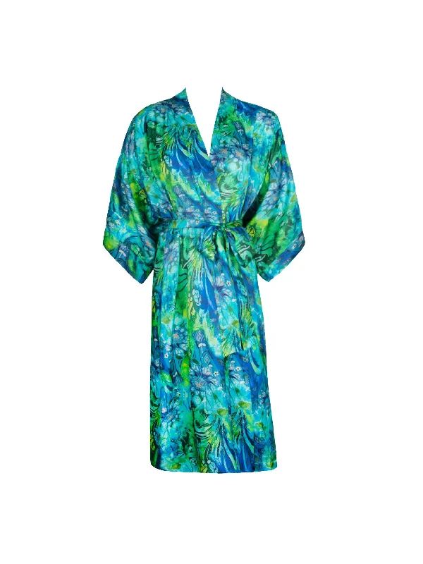 Lise Charmel-Dressing Floral Robe-Floral Aqua