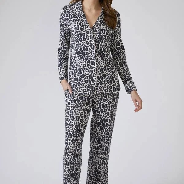 Soft Bamboo PJ Set- Leopard