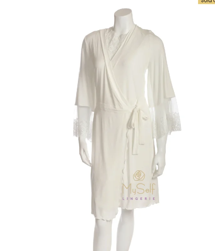 3126 Knit robe ivory