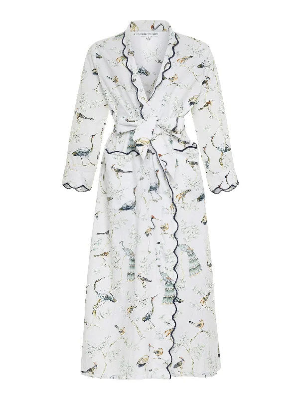 Birds of a Feather Print Classic Robe