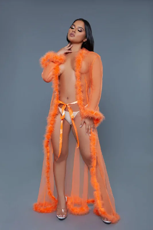 Marabou Robe-Full Length