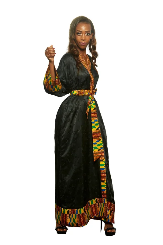 Miranda African Kente kimono robe