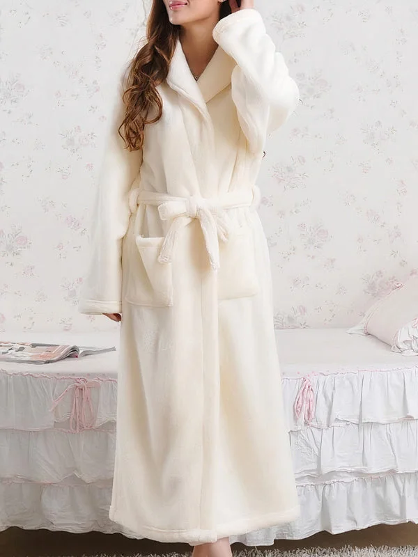 Robe de Chambre Longue Polaire Femme 