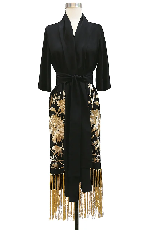 Flapper Robe - Black