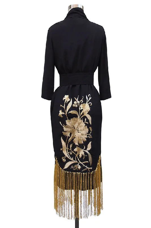 Flapper Robe - Black