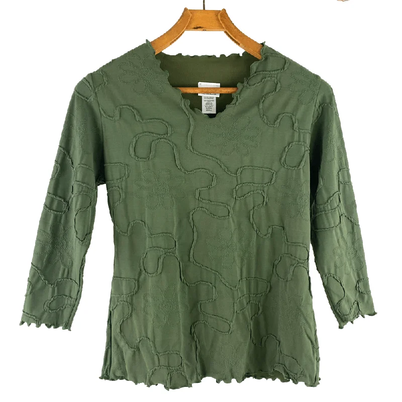 Thyme Conduit Surreal Textured Top