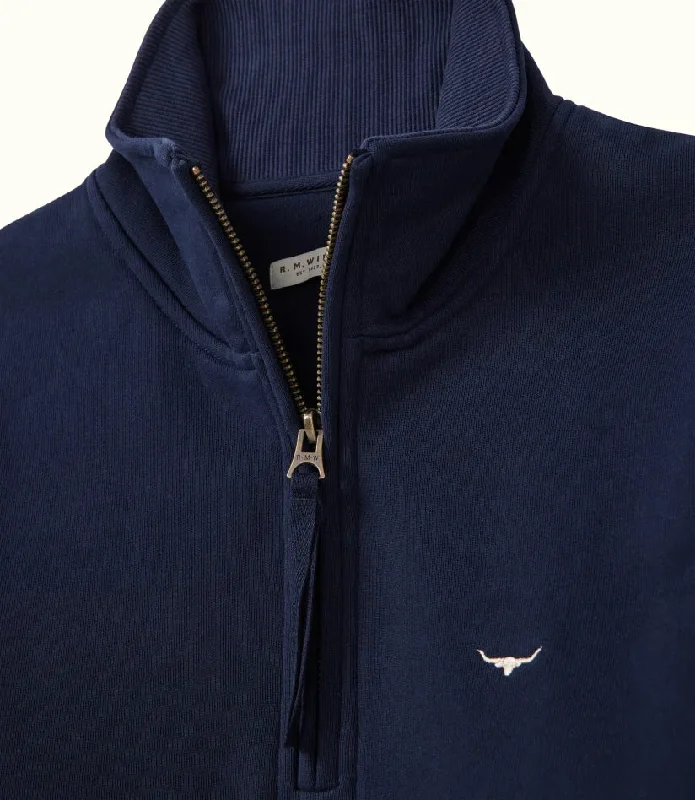 Trickett 1/4 Zip Sweatshirt - Navy