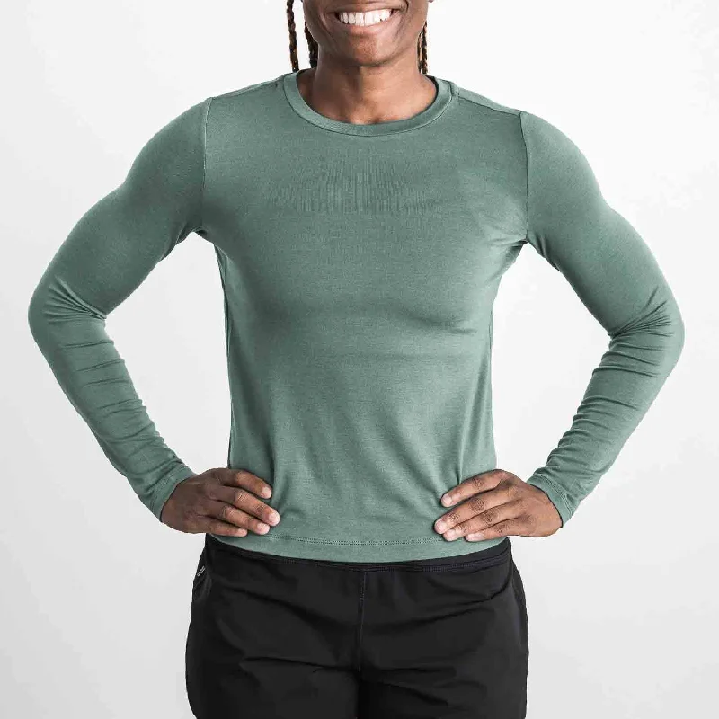 Women's Blended Merino Wool Long Sleeve Tee