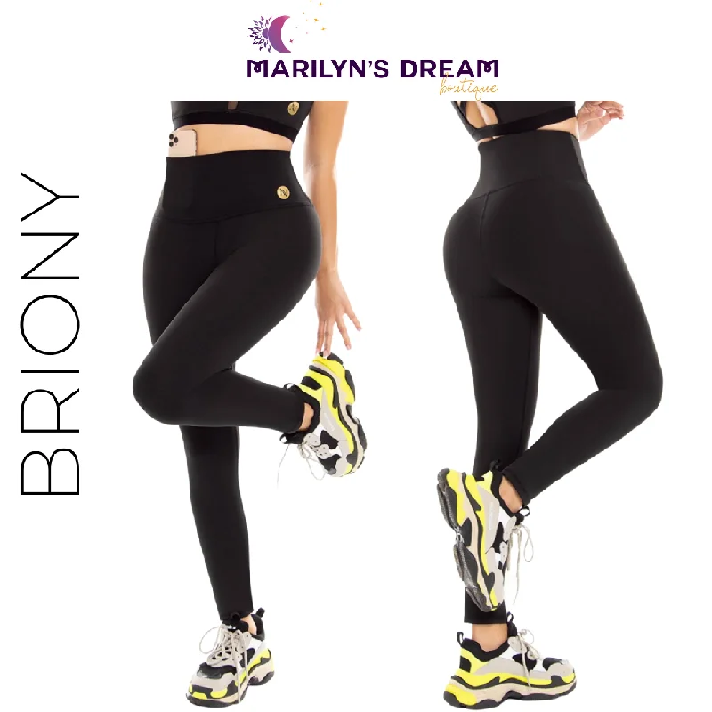 Briony - High Leggings - Black