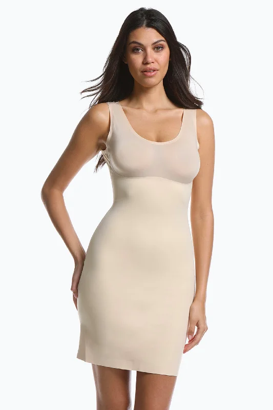 Tone Your Body Tank Dress Latte