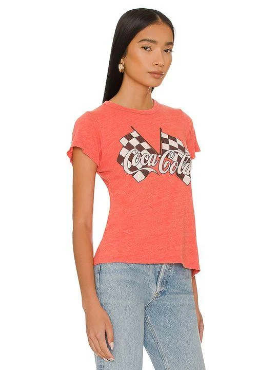 Coca Cola Checkered Flags T-Shirt