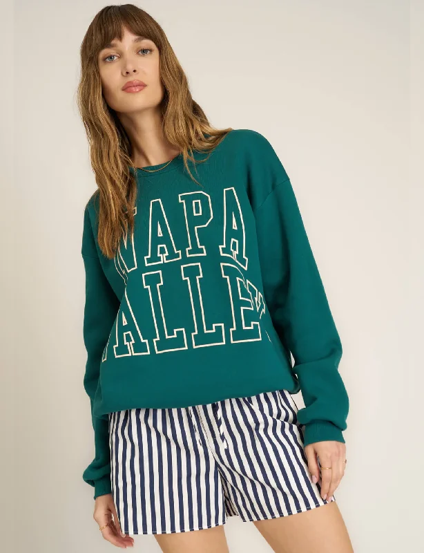 Napa Valley Arch Sweatshirt, Pacific Teal