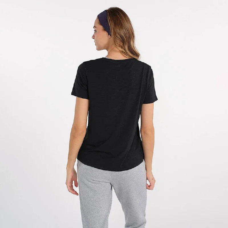 Tasc Womens All Day V-Neck T-Shirt - Black