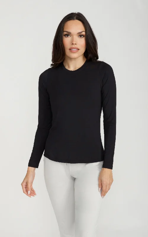 The Everyday Long Sleeve in Black