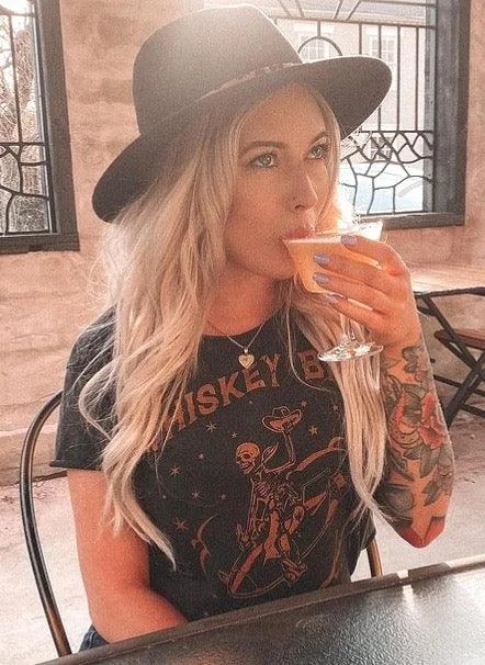 Whiskey Bent T-Shirt - Black