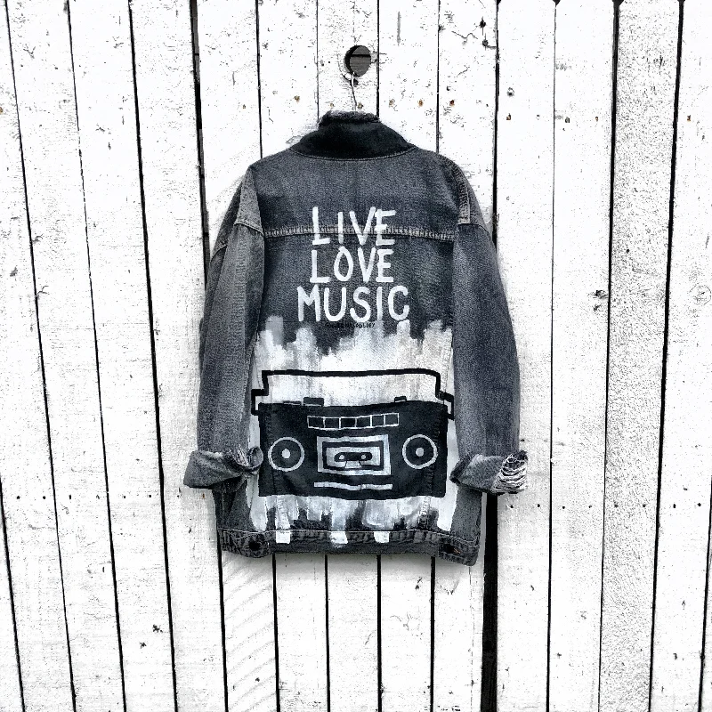 'BE MUSIC' DENIM JACKET