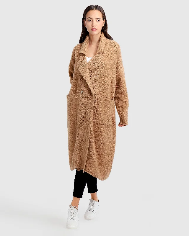 Born To Run Sustainable Sweater Coat