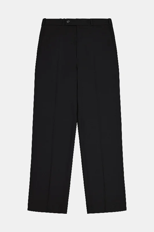 Straight Tailored Trouser in Black