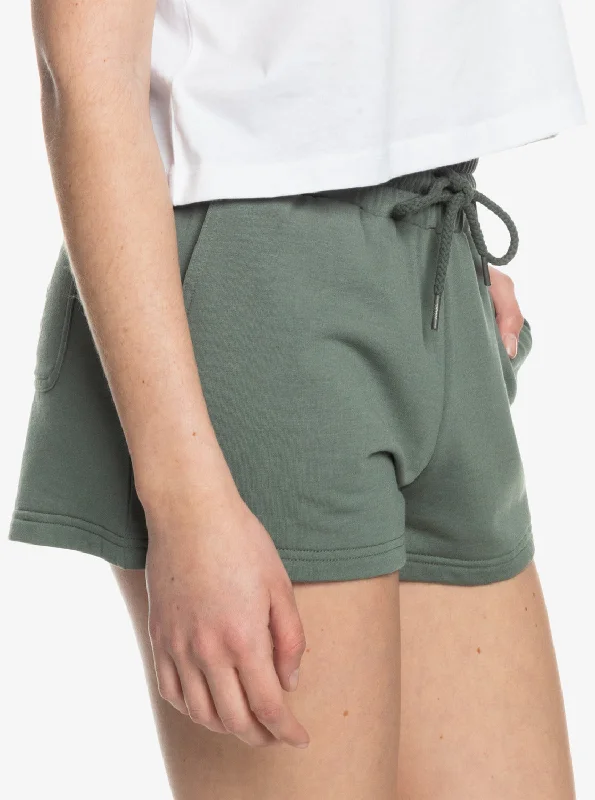 Check Out A Lounge Sweat Shorts - Agave Green