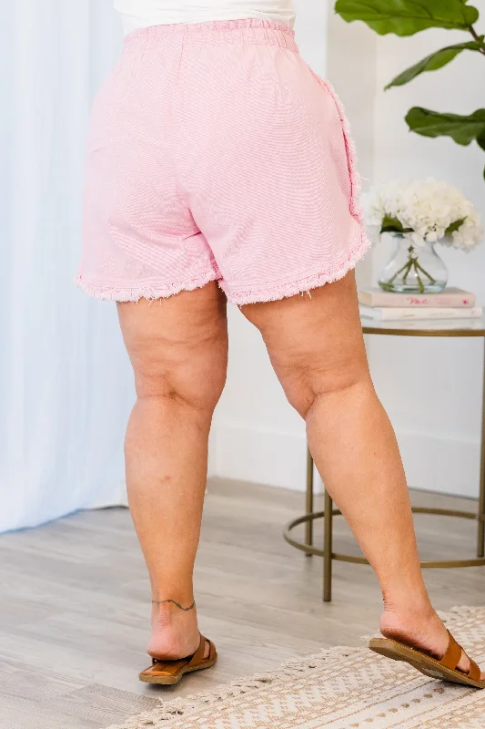 Summer In The Air Shorts, Rose Pink