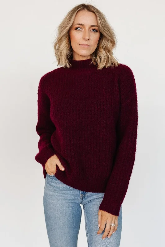 Fallon Sweater | Mulberry