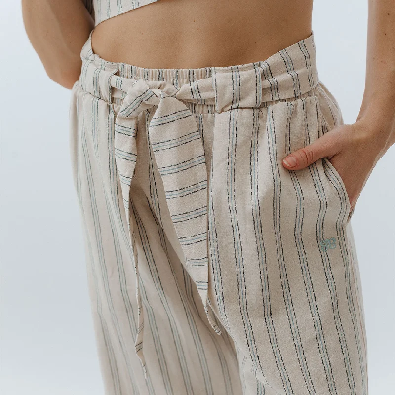 Belted Cabana Pants, High Seas