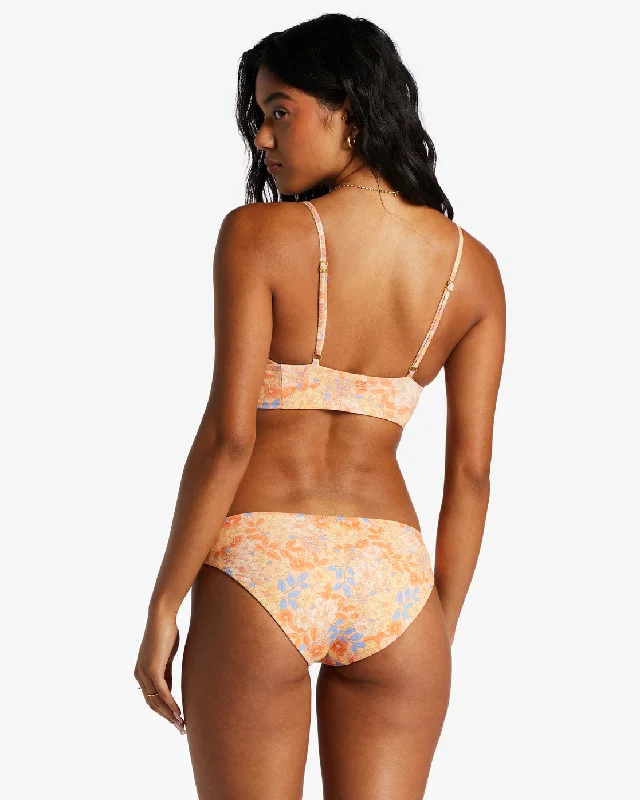 Fine By Me Lowrider Reversible Bikini Bottoms - Light Melon