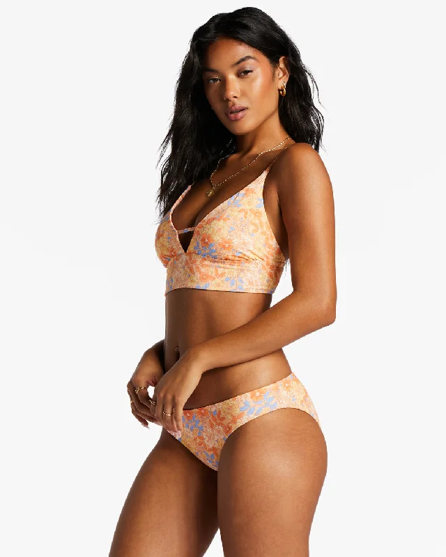 Fine By Me Lowrider Reversible Bikini Bottoms - Light Melon