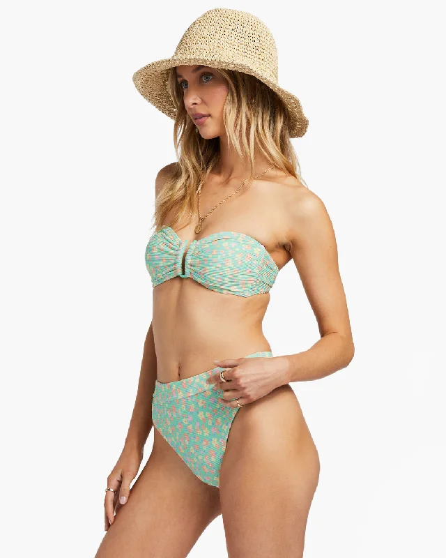 I Sea You Tanlines Bandeau Bikini Top - Spearmint