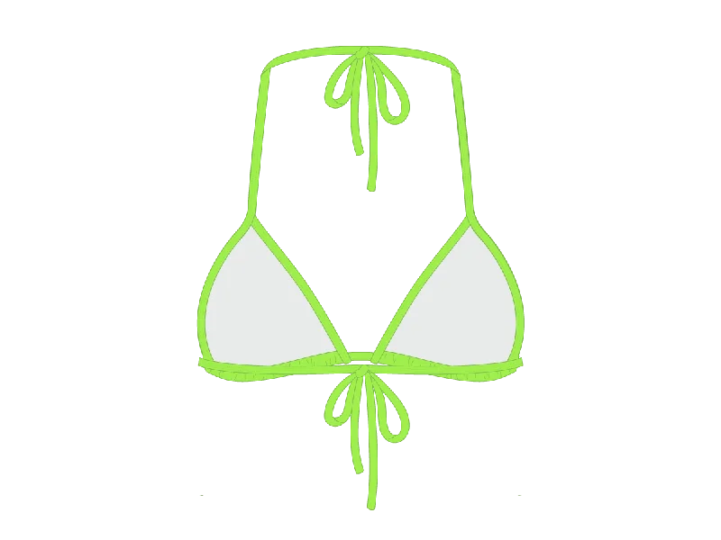 Lime Green Bikini Top II