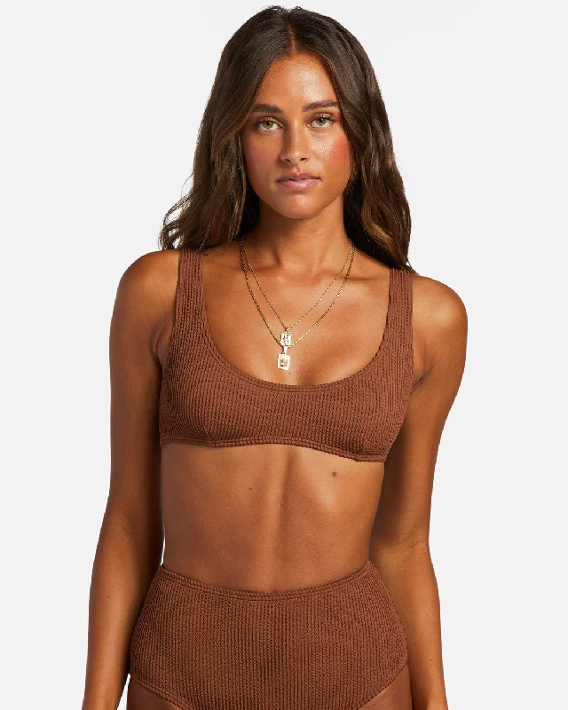 Summer High Bralette Bikini Top - Toasted Coconut