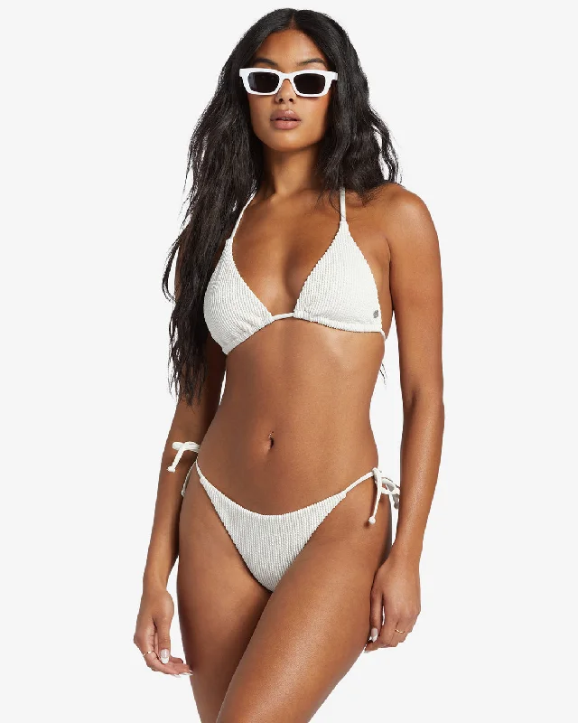 Summer High Multi-Way Triangle Bikini Top - Salt Crystal