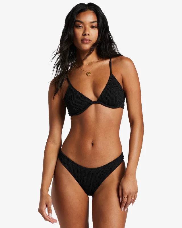 Summer High Reese Underwired Bikini Top - Black Sands