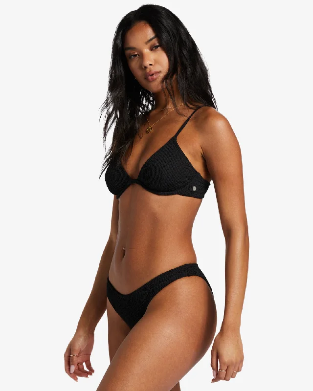 Summer High Reese Underwired Bikini Top - Black Sands