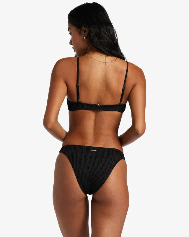 Summer High Reese Underwired Bikini Top - Black Sands