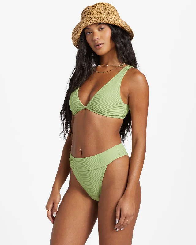 Tanlines Ava Tank Bikini Top - Palm Green