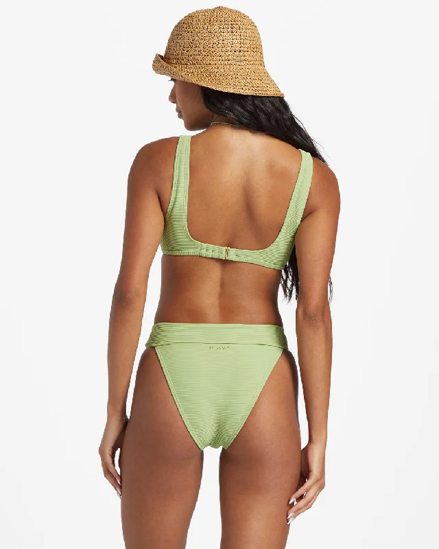 Tanlines Ava Tank Bikini Top - Palm Green