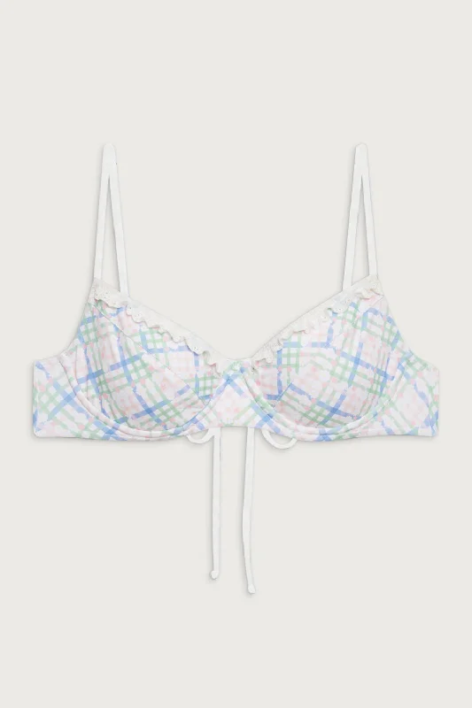 x DJERF AVENUE Matilda Underwire Bikini Top - Cottage Meadow