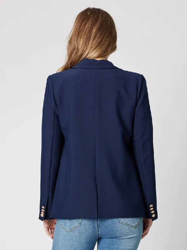 Gordon Smith Lauren Blazer Navy Gold Buttons