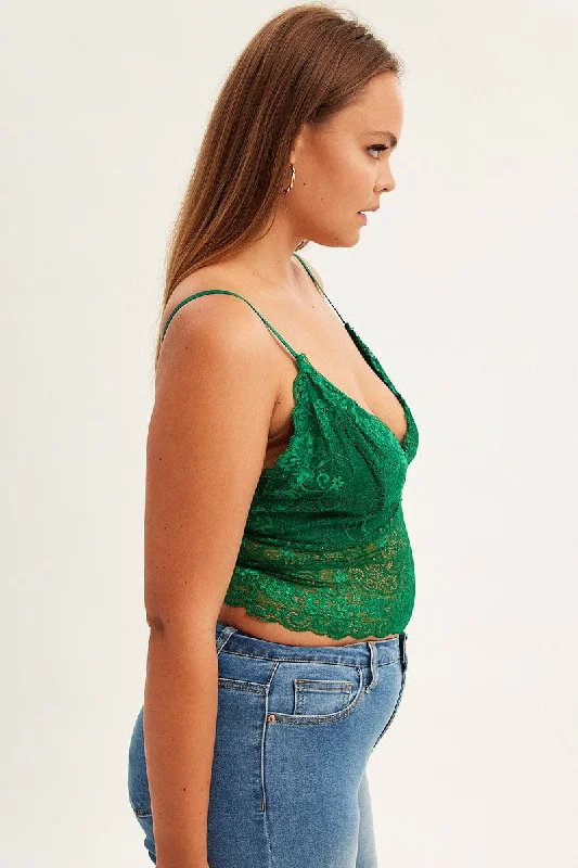 Green Bralette Lace