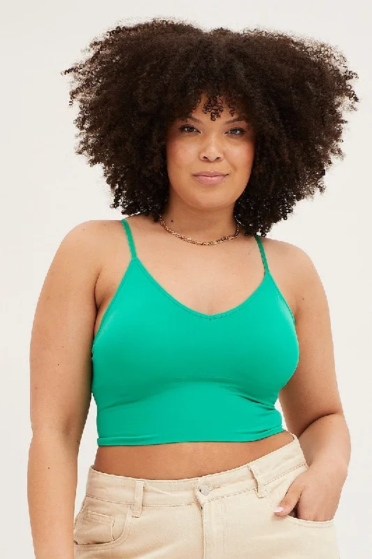 Green Seamless Bralette